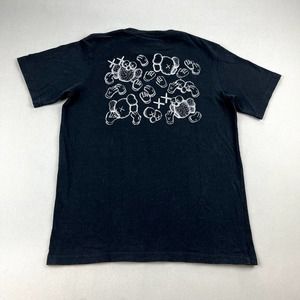 Kaws Seeing/Watching T-Shirt Adult Small Black Pocket Companion Art Exclusive